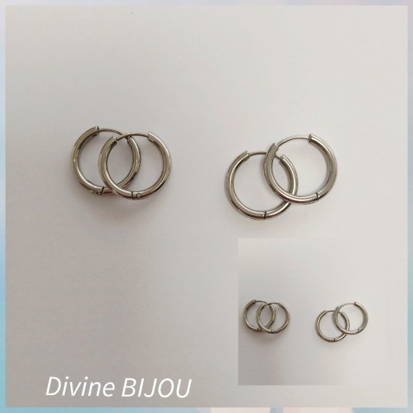 Producto - Argollas clásicas sin fin acero