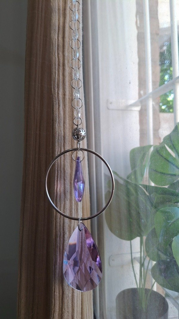 Producto - Colgante Almendra Violeta