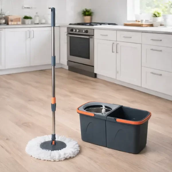 Producto - Mopa con Doble Balde Centrífugo Apilable JD-A17 Trapeador Lampazo