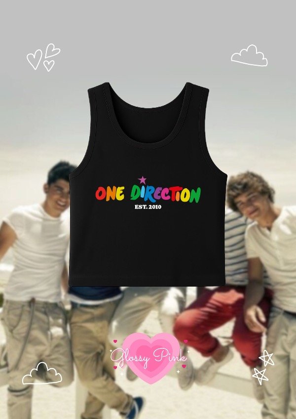 Producto - Tank Top One Direction Rainbow - DTF