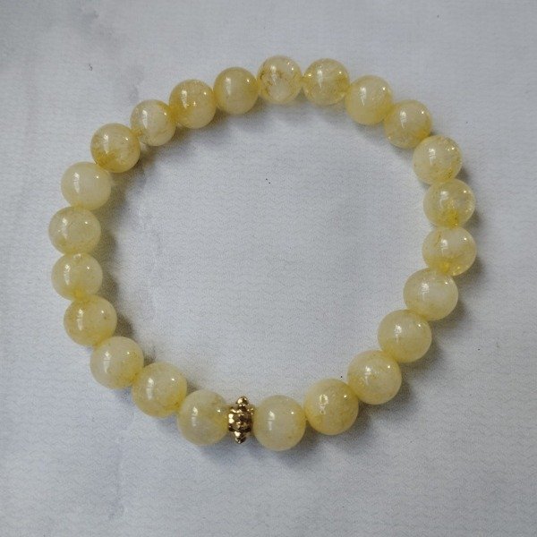 Producto - Pulsera de Piedra Natural Citrino 8mm - 4