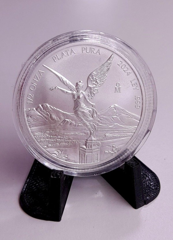 Producto - México 1/2 Onza Plata Fina 999 Victoria alada (4000) Km#612 Unc