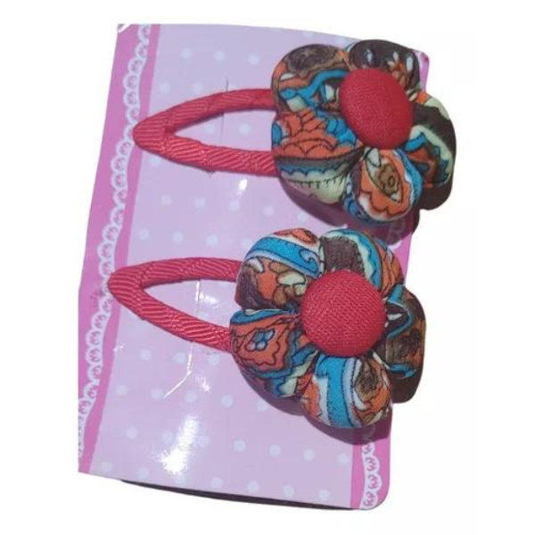 Producto - Combo Encanto Floral: Vincha Y Hebillas Con Flor Mujer Niña - 2