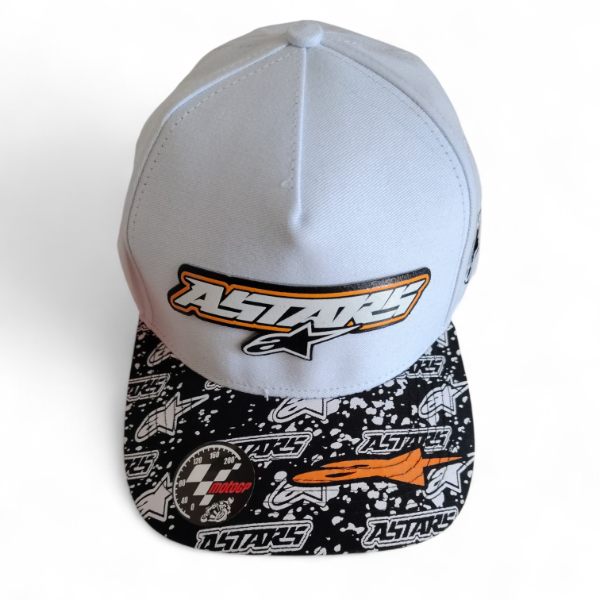 Producto - CAP ALPINESTARS WHITE GRAFITADA