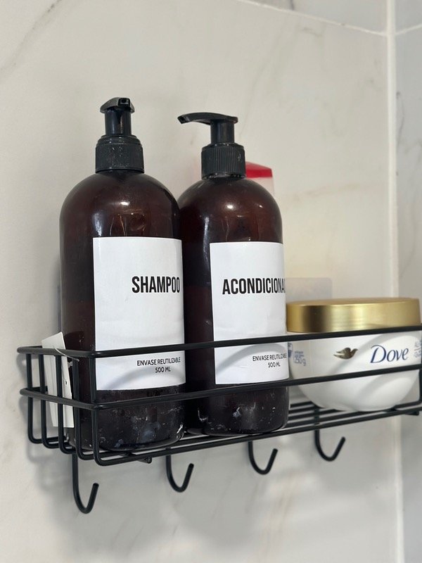Producto - Estante organizador metálico - 4 ganchos - 4