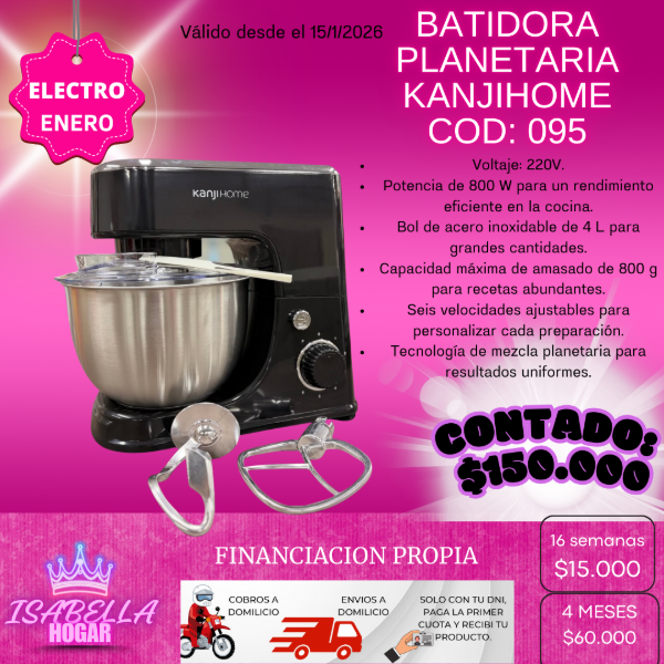 Producto - BATIDORA PLANETARIA KANJIHOME