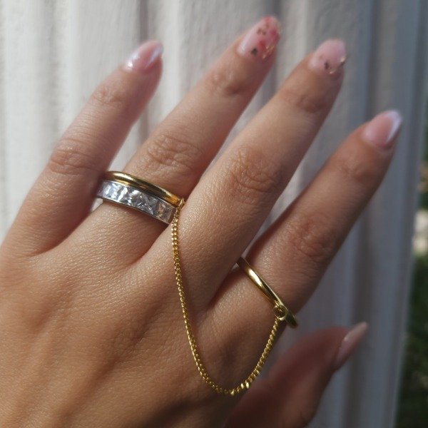 Producto - Anillo Golden Link