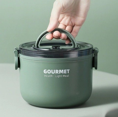 Producto - Lunchera redonda verde