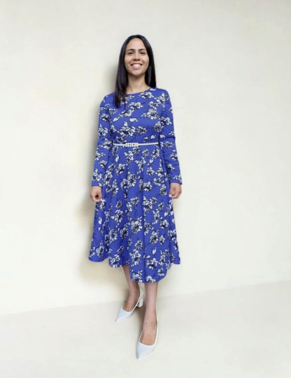 Producto - Vestido manga larga estampado (Art. 120) Talle XL