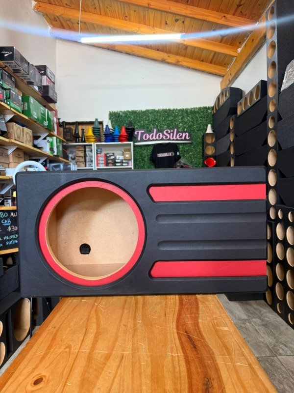 Producto - CAJON 12 PULGADAS MDF DUCTADO CON DISEÑO 65LTZ PARA SUBWOOFER DE 800 A 1000RMS