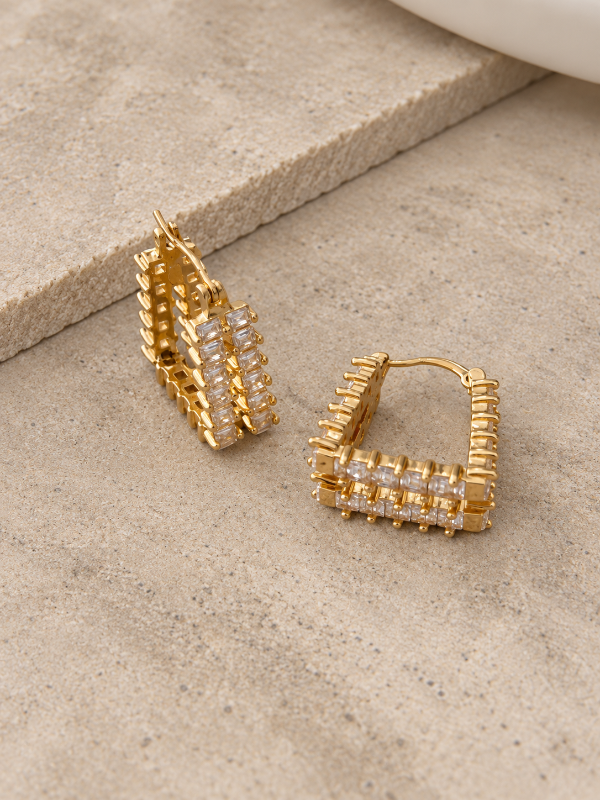 Producto - Aros acero dorado 015 - 0