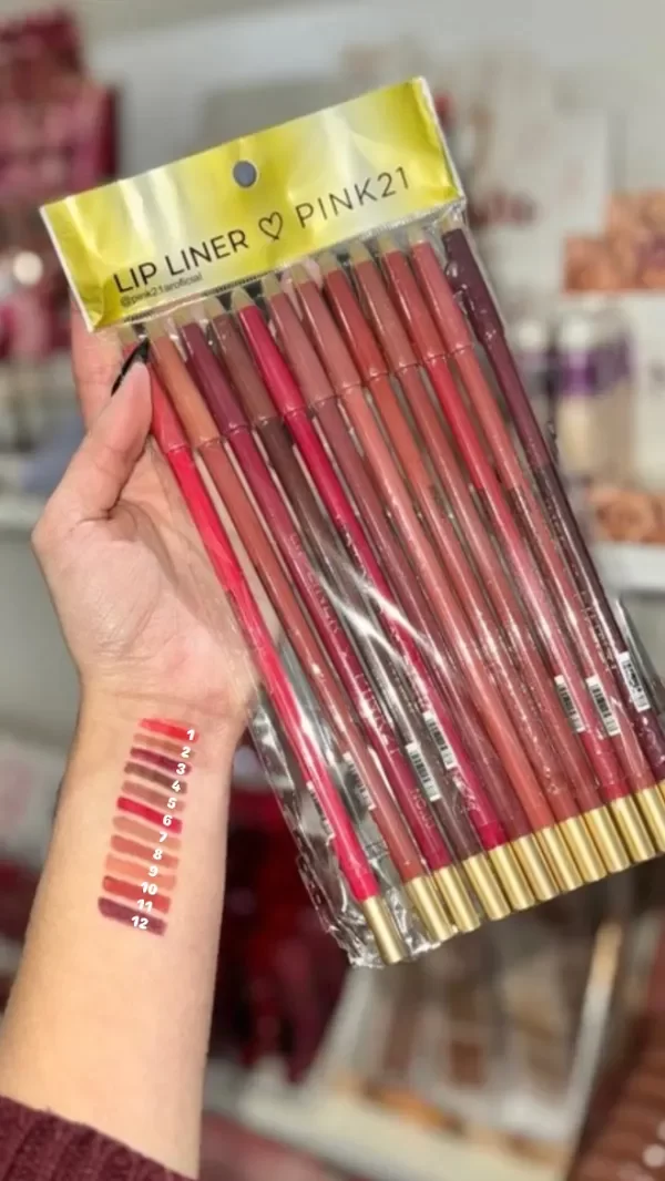 Producto - Delineador de labios Pink 21 con sacapuntas