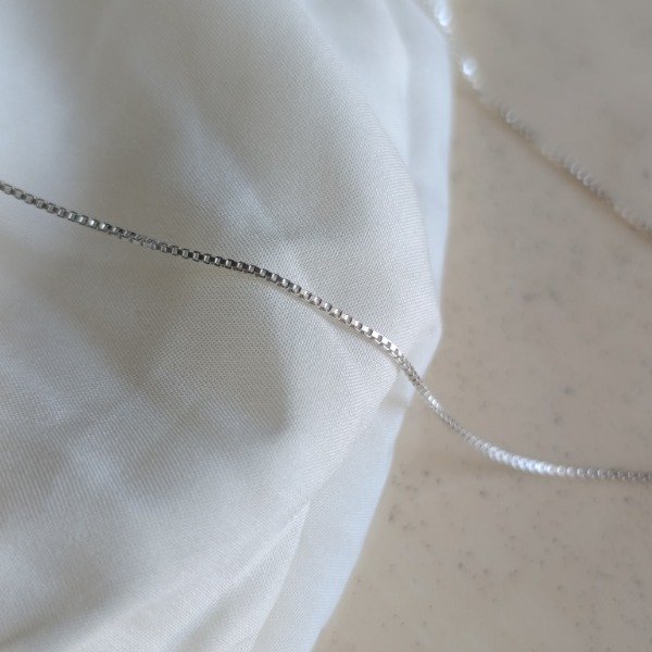 Producto - CADENA DE PLATA VENECIANA 0.8MM (40/45/50CM) - 0