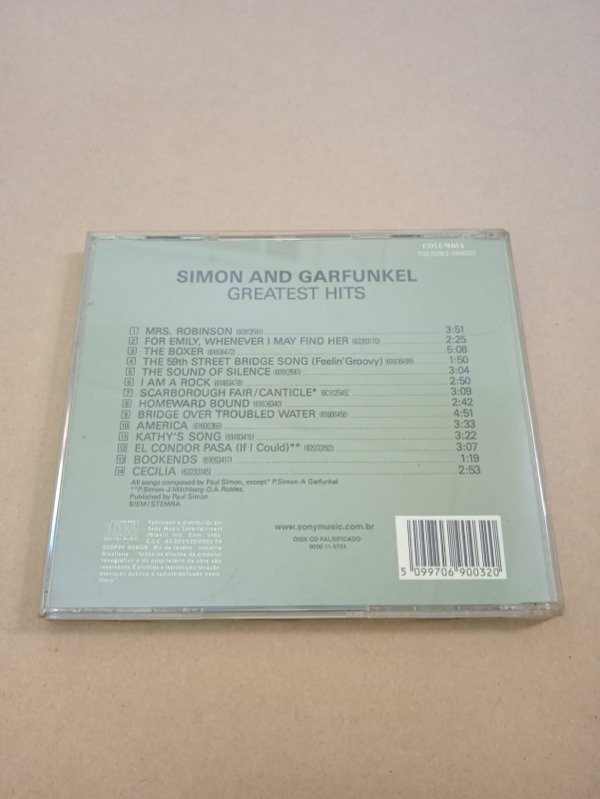 Producto - Greatest hits - Simon and Garfunkel's - Columbia sin fechar - 1