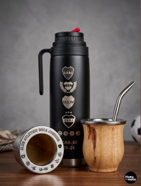 Producto - Combo Mate y Termo BOCA + bombilla - 0