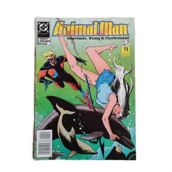 Producto - Animal Man #15 Zinco/Morrison, Truog - El Diablo y el Profundo Mar Azul/DC