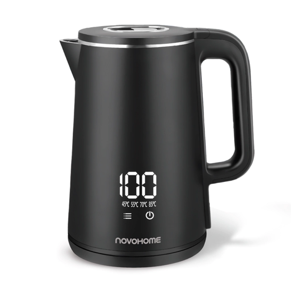 Producto - Pava electrica -Display Táctil Digital -1.7lts -1500W -c/medidor -acero inoxidab - 0