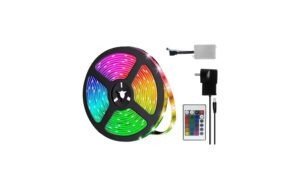 Producto - TIRA LED 3528 RGB CON FUENTE Y CONTROL (5 mts)