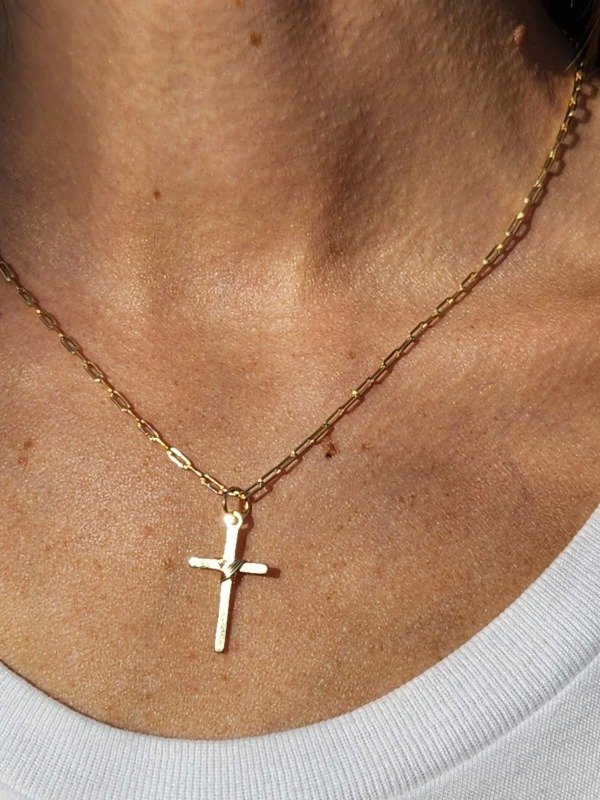 Producto - Collar Cruz anudada - 3