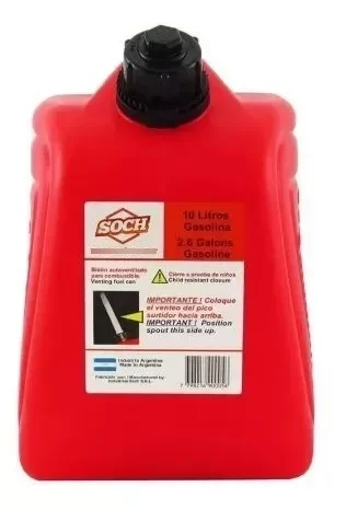 Producto - Bidón Combustible Nafta 10 Lt Pico Surtidor Homologado Soch