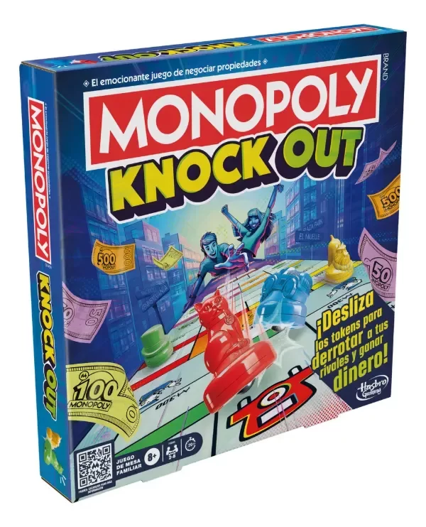 Producto - Juego De Mesa Monopoly Knock Out Familiar Hasbro