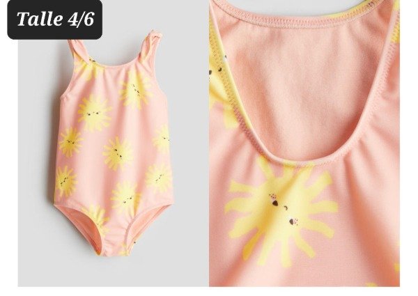 Traje de baño HyM talle 4/6 sol