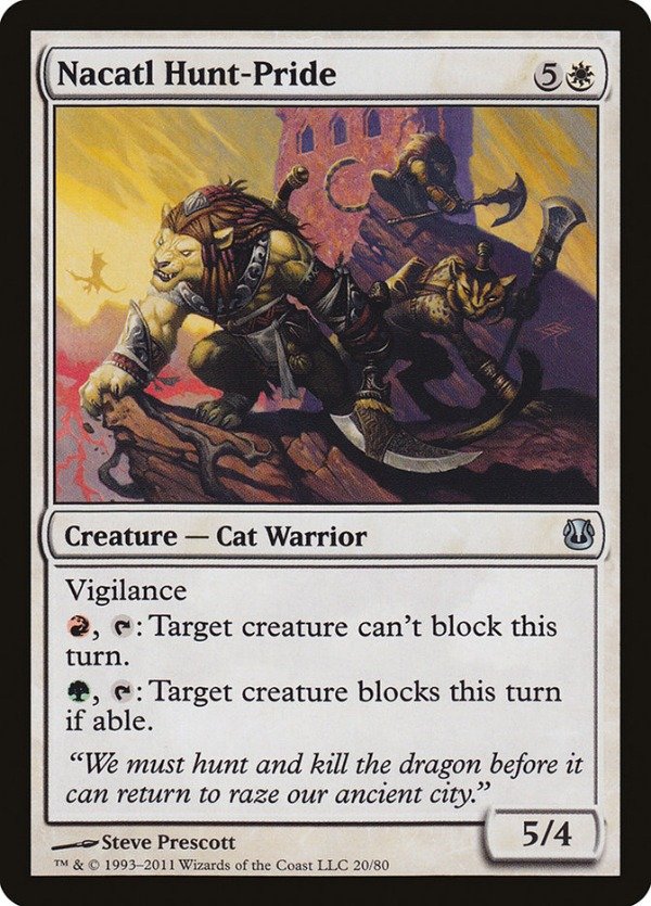 Producto - Nacatl Hunt-Pride  Duel Decks: Ajani vs. Nicol Bolas