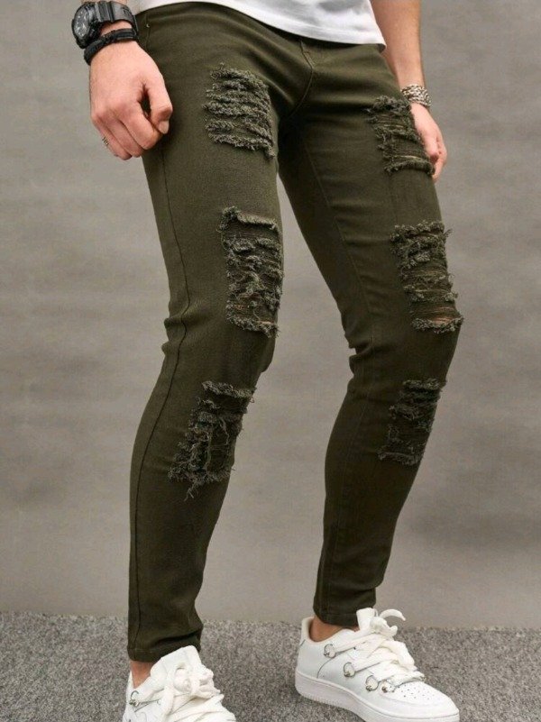 Producto - Pantalon jean leng verde - 5