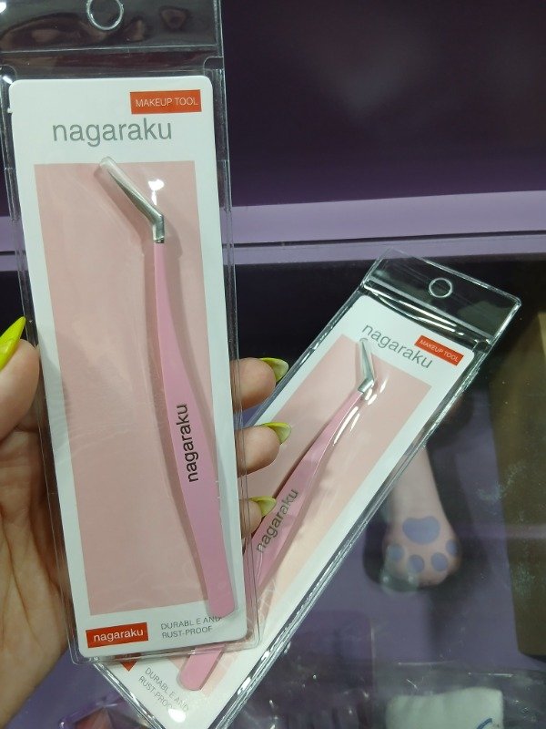 Producto - Pinza curva rosa nagaraku imit