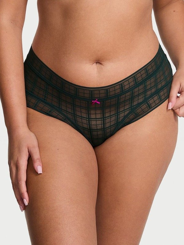 Producto - Talle XS - Plaid Lace Cheeky Panty 83180
