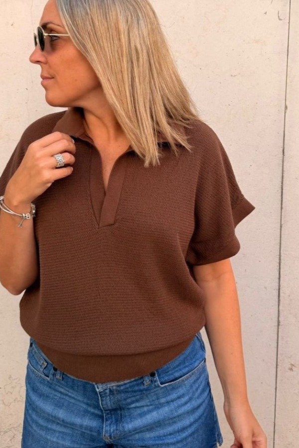 Producto - Remera Castaña