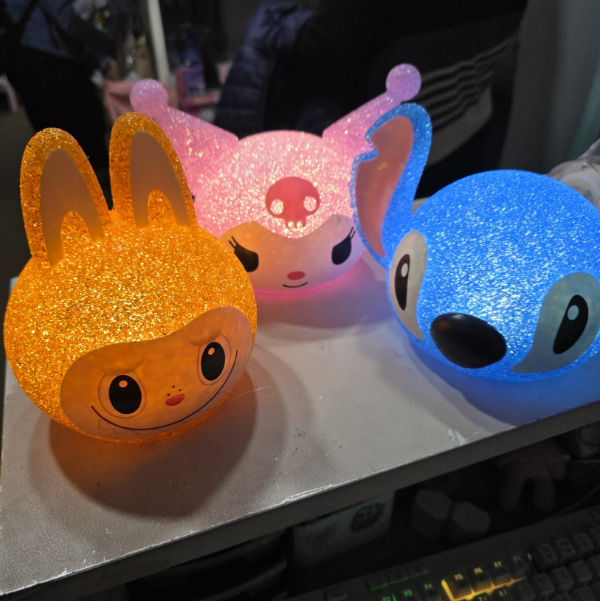 Producto - Lampara velador Kawaii colores Silicona - 1