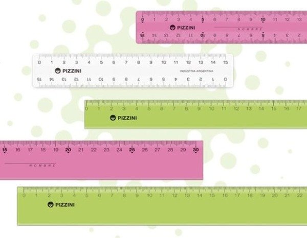 Producto - REGLA 15CM PIZZINI CRISTAL X UNIDAD