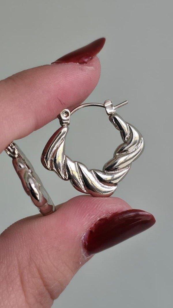 Producto - Argollas plateadas 11