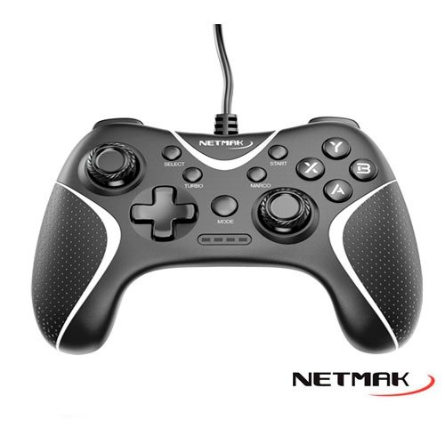 Producto - JOYSTICK NETMAK NM DELUXE  USB PARA PC PS3  ANDROID