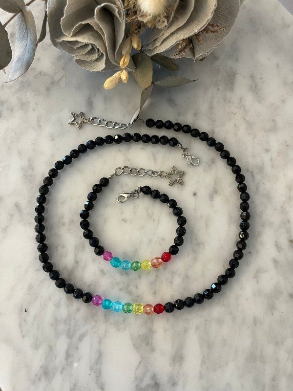 Producto - CONJUNTO CHOKER CHAKRAS