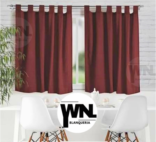 Producto - CORTINAS DE MICROFIBRA DE COCINA CORTAS