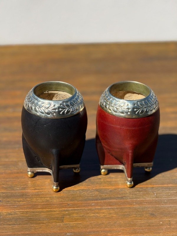 Producto - Torpedo virola de alpaca cincelada base y bolitas