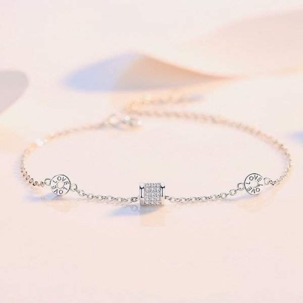 Producto - Pulsera love spark plata rodinada S612