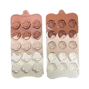 Producto - Molde Tricolor Rositas x15