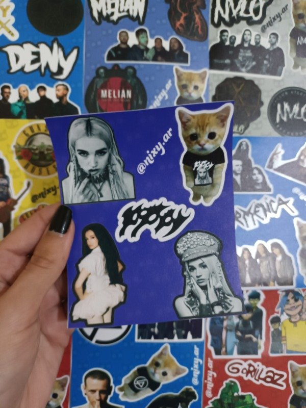 Producto - Plancha de stickers Poppy