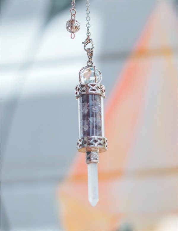 Producto - Péndulo Vara Corta AMATISTA