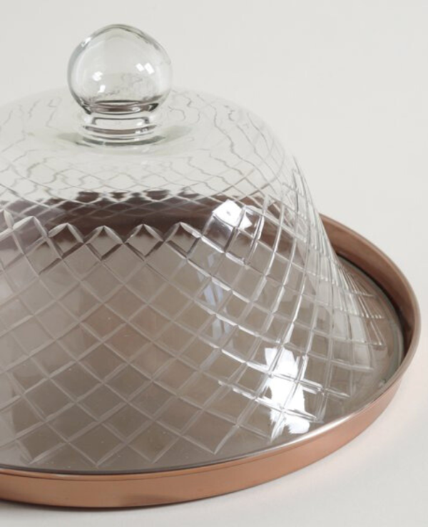 Producto - CAMPANA BRONCE Y VIDRIO
