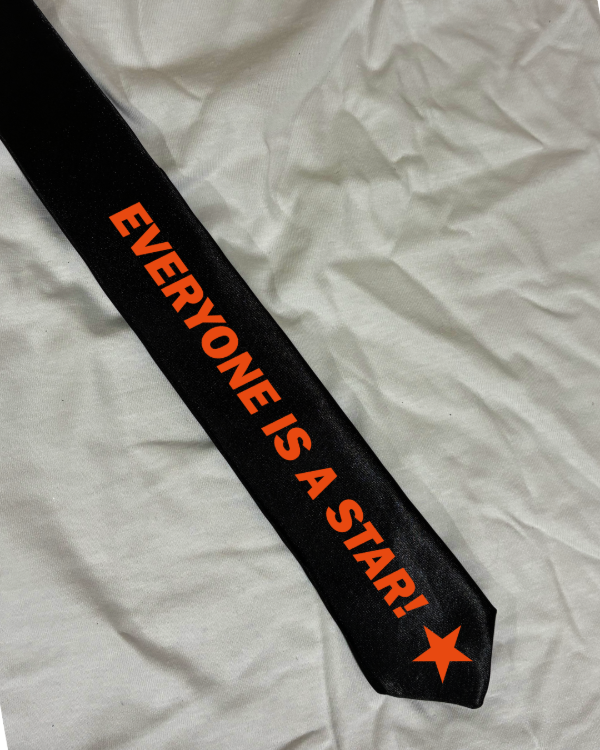 Corbata Everyone's A Star naranja - 5SOS