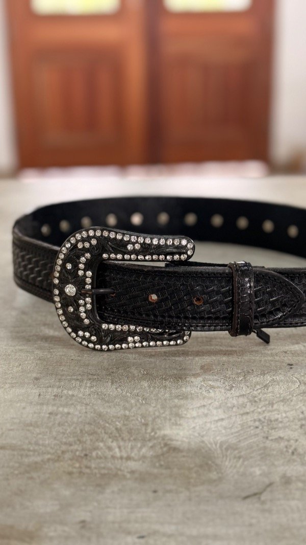 Producto - Cinturón con Strass y Brillo