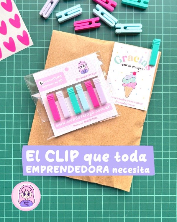 Producto - Ganchitos 3D para Packaging Accesorios Impresos en 3D