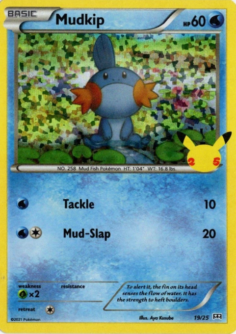 Producto - Mudkip 19/25 - McDonald's Collection 2021 HOLO
