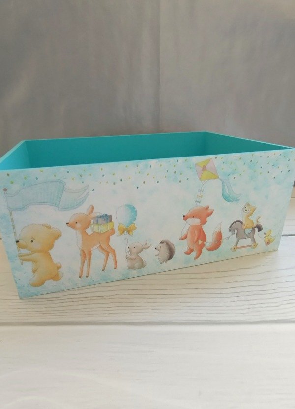 Producto - Cajon porta juguetes animalitos
