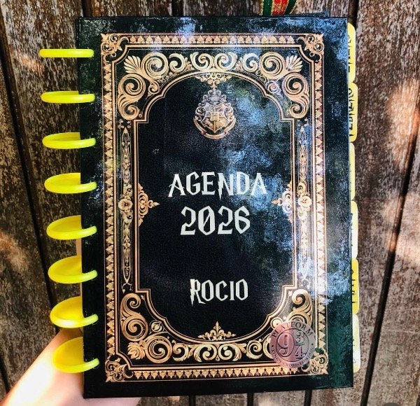 Producto - Agenda 2026 harry potter Negra y amarillo