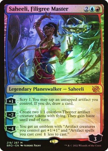 Producto - Saheeli, Filigree Master (Foil)
